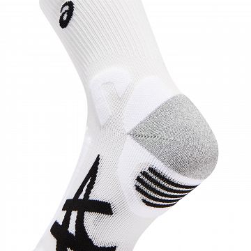 ASICS Court+ Tennis Crew Socks 1P Brilliant White